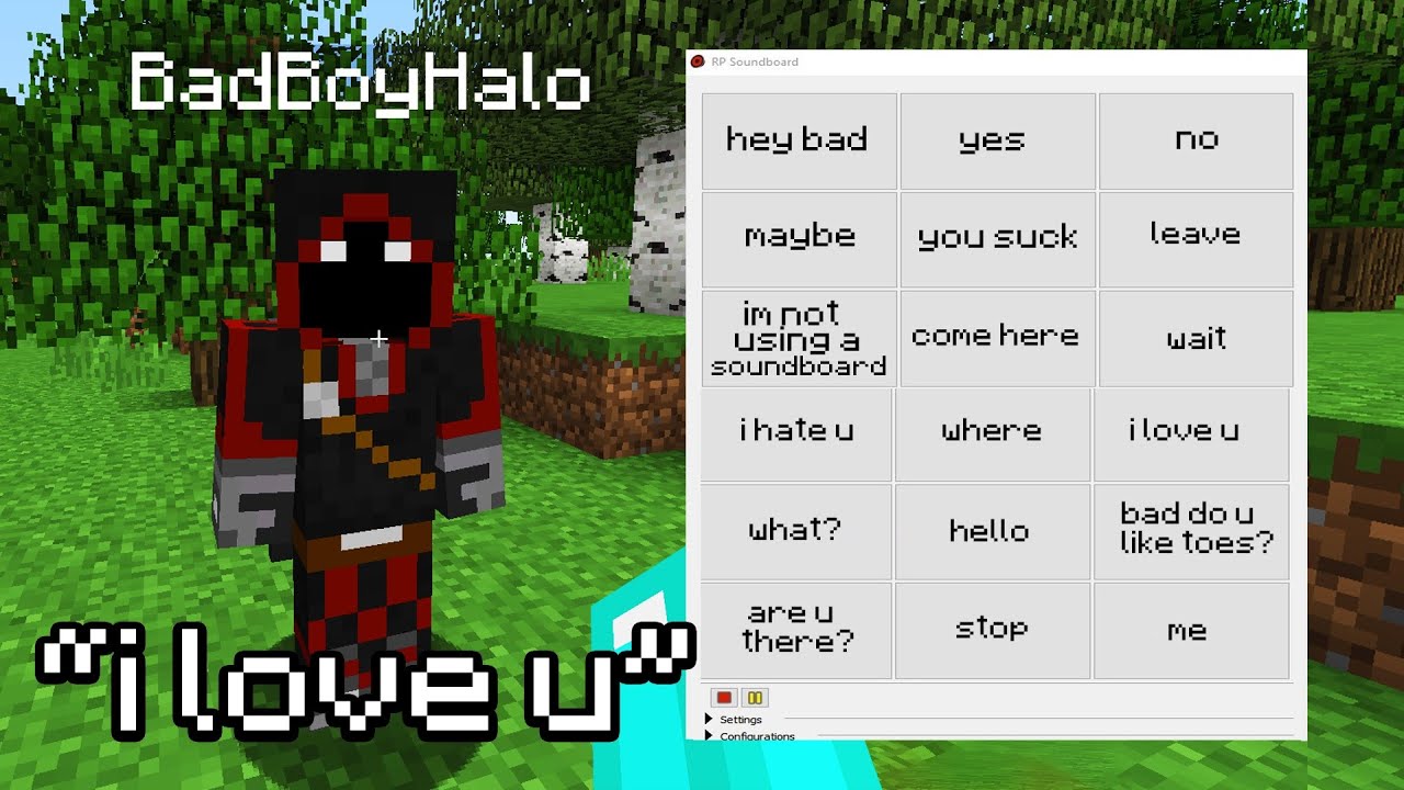 So I Used a Sound Board on BadBoyHalo To Troll Him...