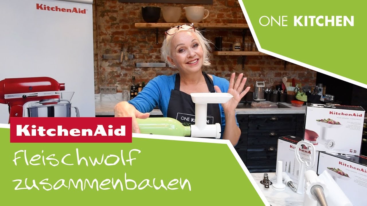 KitchenAid Fleischwolf | Teil 1: So wird der Fleischwolf zusammengebaut | by One Kitchen