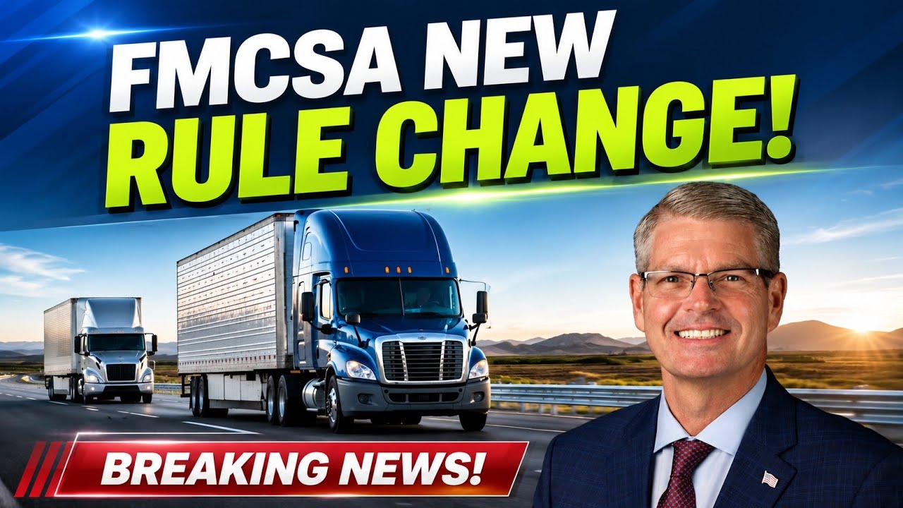 FMCSA New Rule Change Affecting All Truck Drivers Now