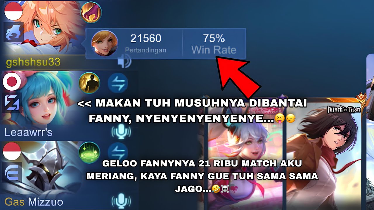 KETEMU DUO CEWE COWO ON MIC DI RANDOM LOBBY!! TIBA TIBA MEREKA KOCAK BANGETT&hellip;🤣