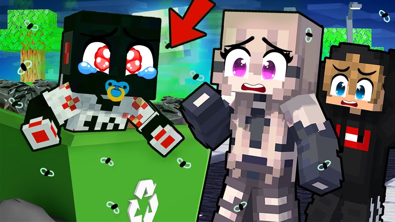 L-am gasit pe Adi in gunoi in minecraft?