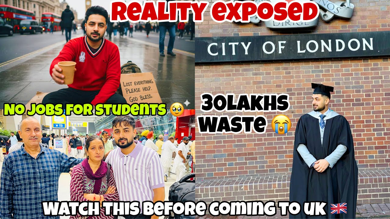 Uk trap for international students 🇬🇧 | Uk ana chaiye ya nahi | Reality of Indian Student life in UK