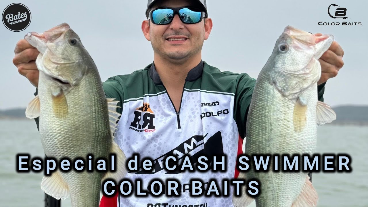ESPECIAL DE CASH SWIMMER COLOR BAITS, Estrenando BATES HUNDO 8.1:1 en una caña ARK REINFORCER 7´1H