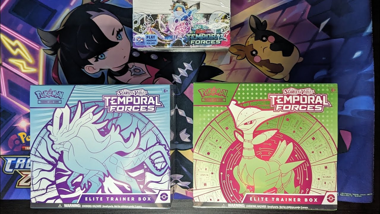 Back to Back Temporal Forces ETB Openings with Multiple Iron Crown EX Pullsc