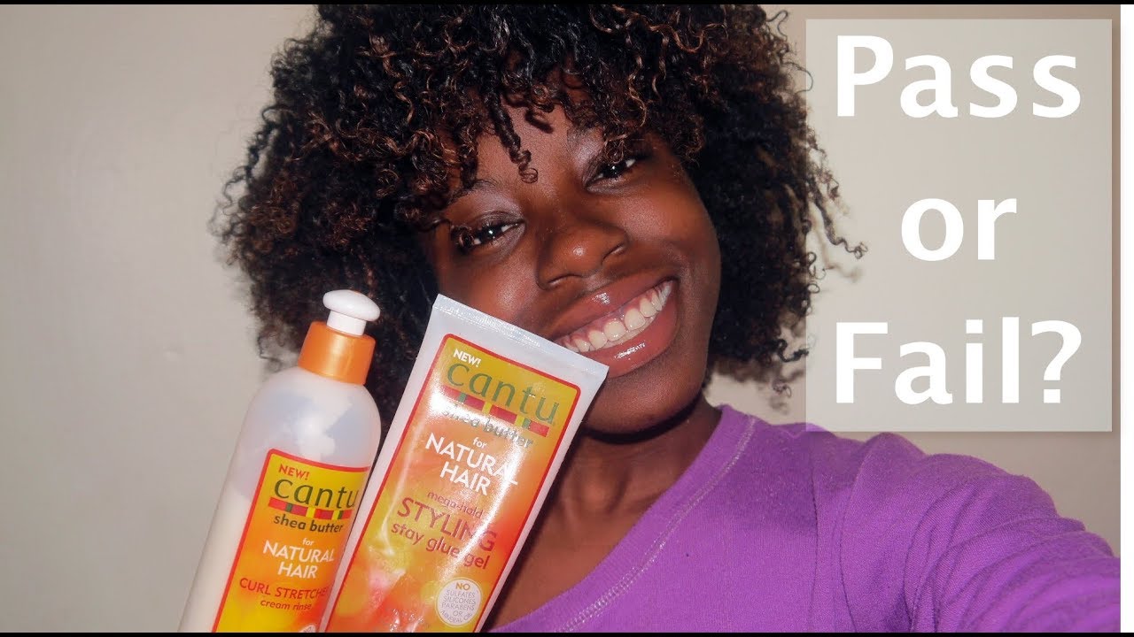 Wash and Go Using Cantu's New Curl Stretcher and Styling Stay Glue Gel