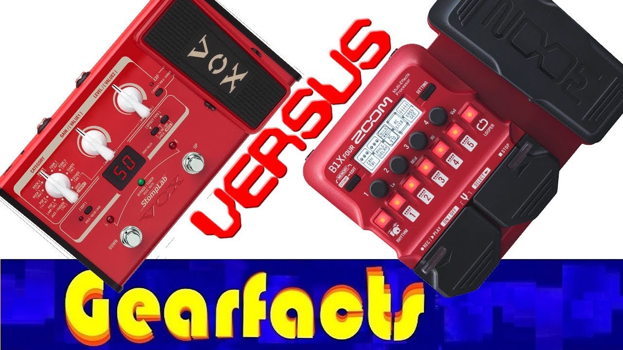 Vox Stomplab vs Zoom B1xFOUR Bass multi effects