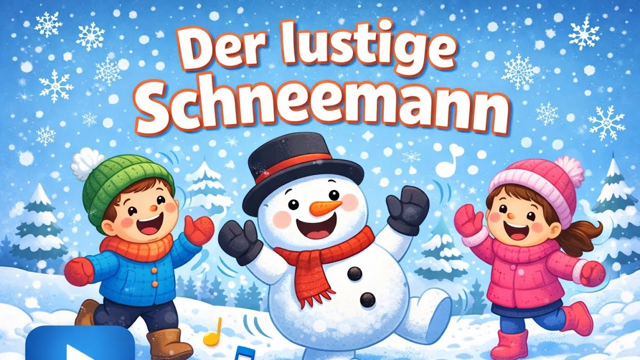 Der lustige Schneemann