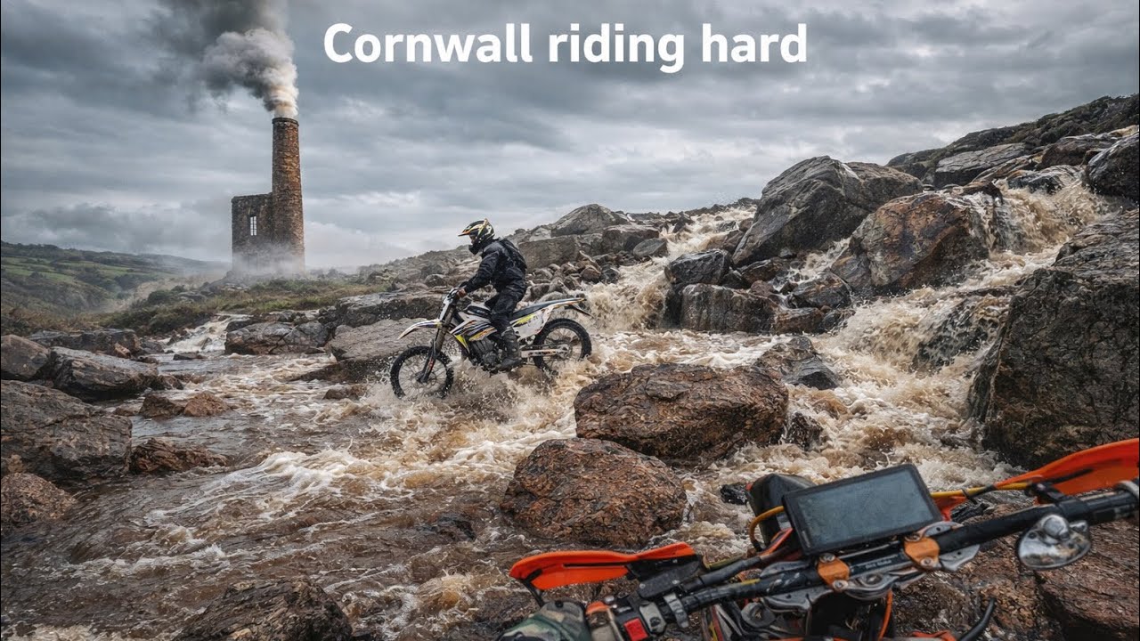 Cornwall south west enduro big crash 