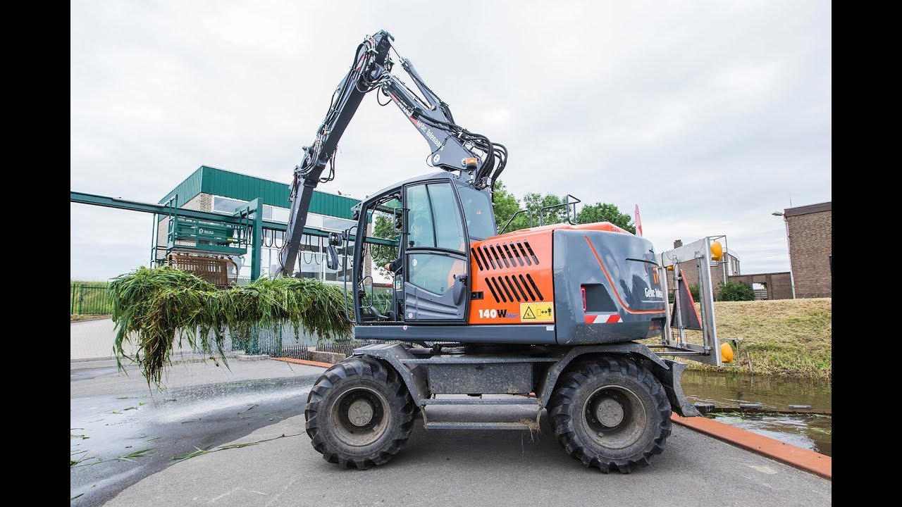 Atlas 140W mobiele graafmachine voor de Gebr. Tolenaars