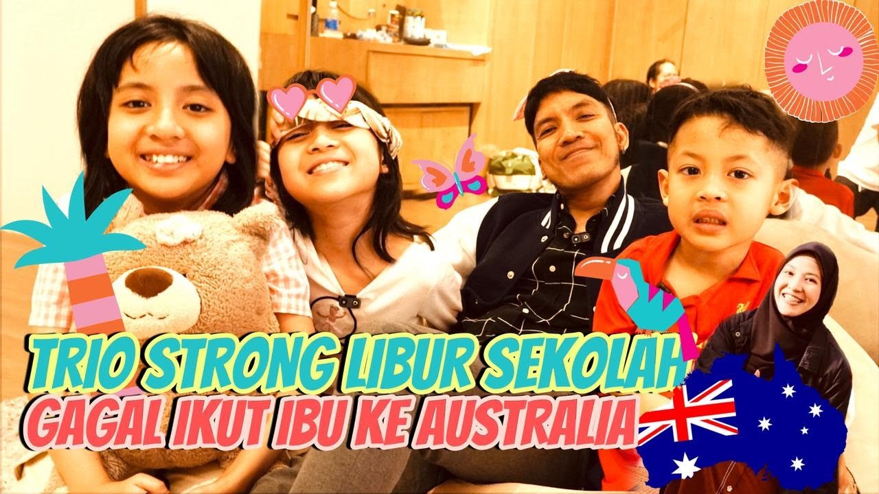 LIBUR SEKOLAH! TRIO STRONG JALAN JALAN KE NEGARA IMRON!