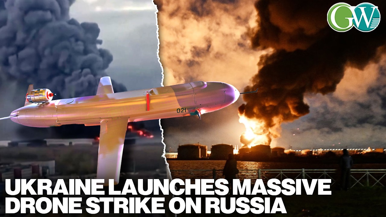 UKRAINE LAUNCHES OVER 1,000 DRONES AT RUSSIA IN MASSIVE AERIAL ASSAULT