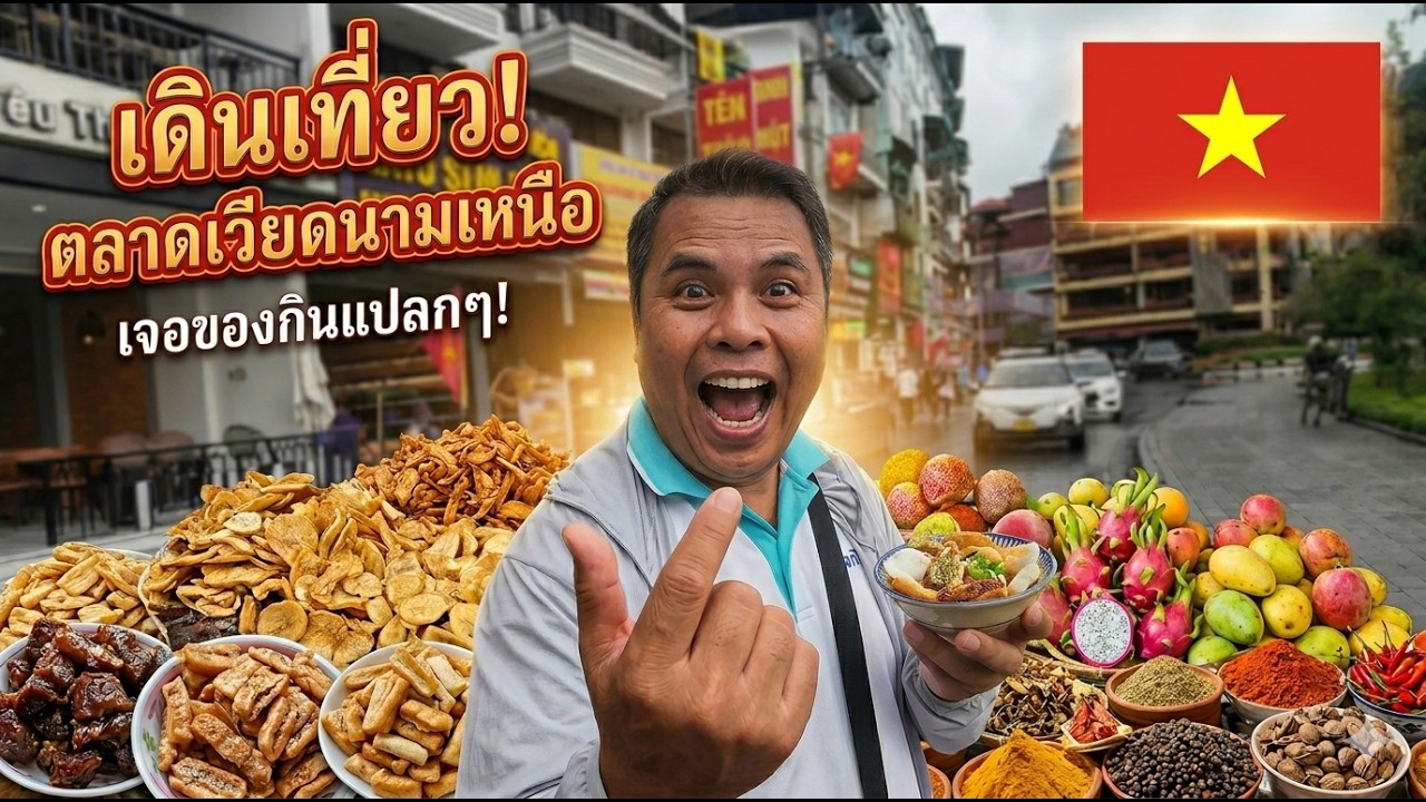 เดินเที่ยวในตลาดเวียดนามเหนือ