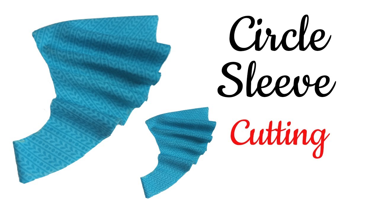 How to cut full circle sleeve easily | Butterfly / Umbrella  Sleeve cutting and stitching | Vathzara