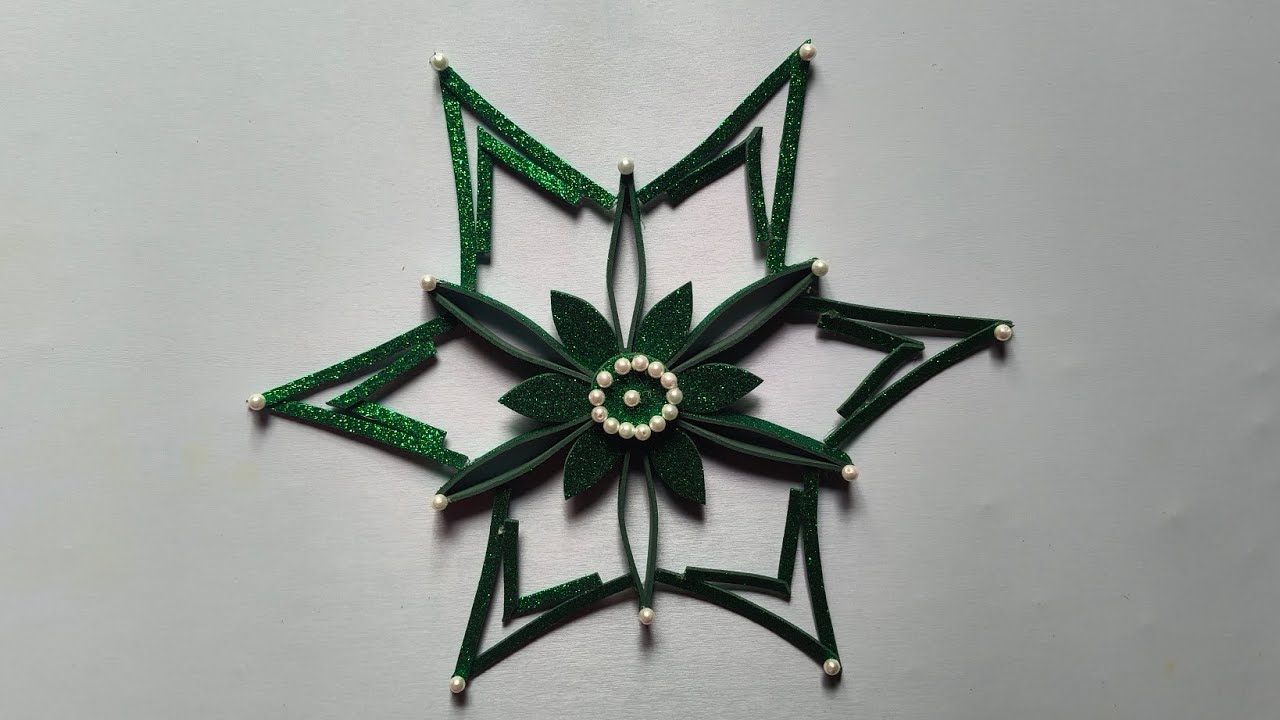 Snowflake/Glitter Foam sheet/Craft 