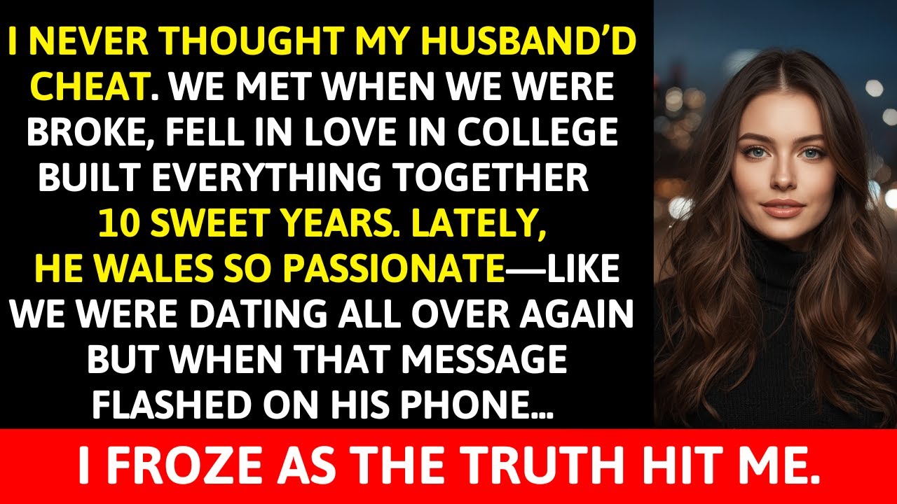 10 Sweet Years. I Never Thought My Husband Would Cheat—Until One Text Message… Tore Everything Apart