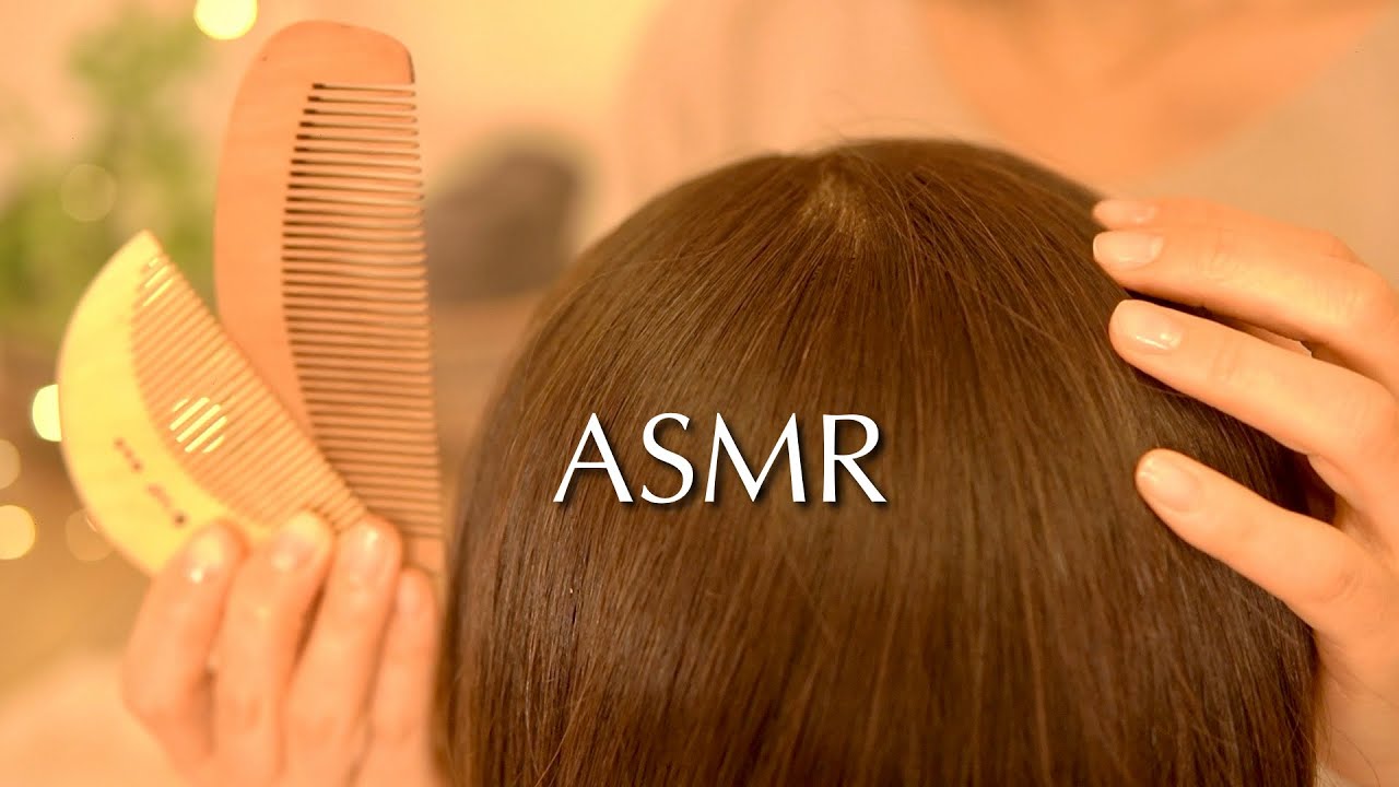 [ASMR] Soothing Hair Combing To Relax Yourself | No Talking