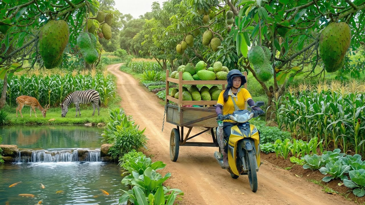 Harvest A Truckload Of Soursop To Sell At The Market – Sow Seeds To Prepare For Planting