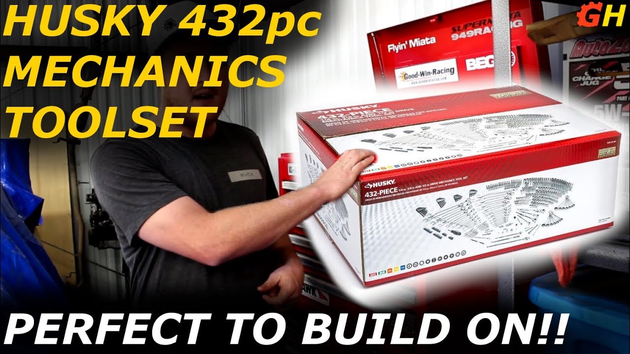 Husky 432pc Mechanics Toolset Review!!