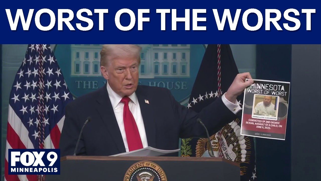 Pres. Trump highlights 'worst of worst' arrests in MN