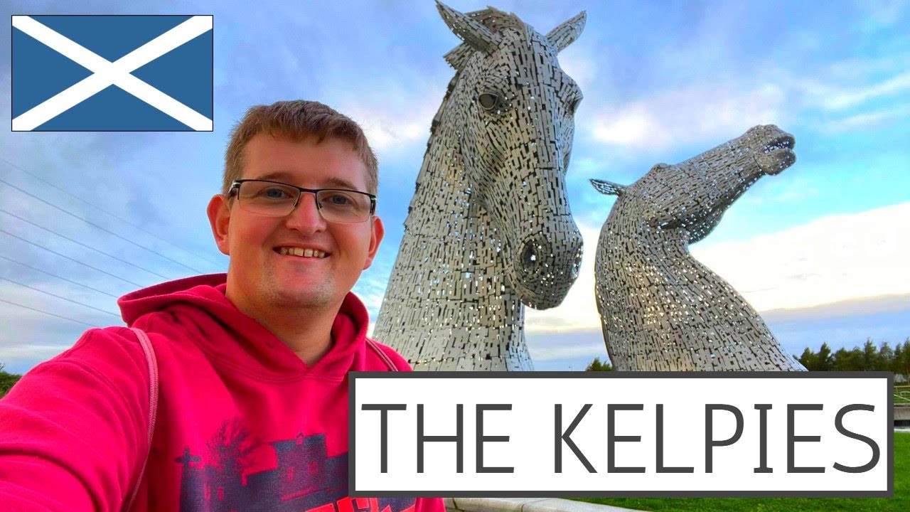Visiting The Kelpies In Scotland | 30 METRE HIGH Horse Sculptures!
