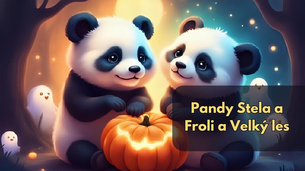 🐼 Pandy Stela a Froli – Noc světel 🎃 | Pohádka o Halloweenu, Dušičkách a kouzlu těchto svátků ✨