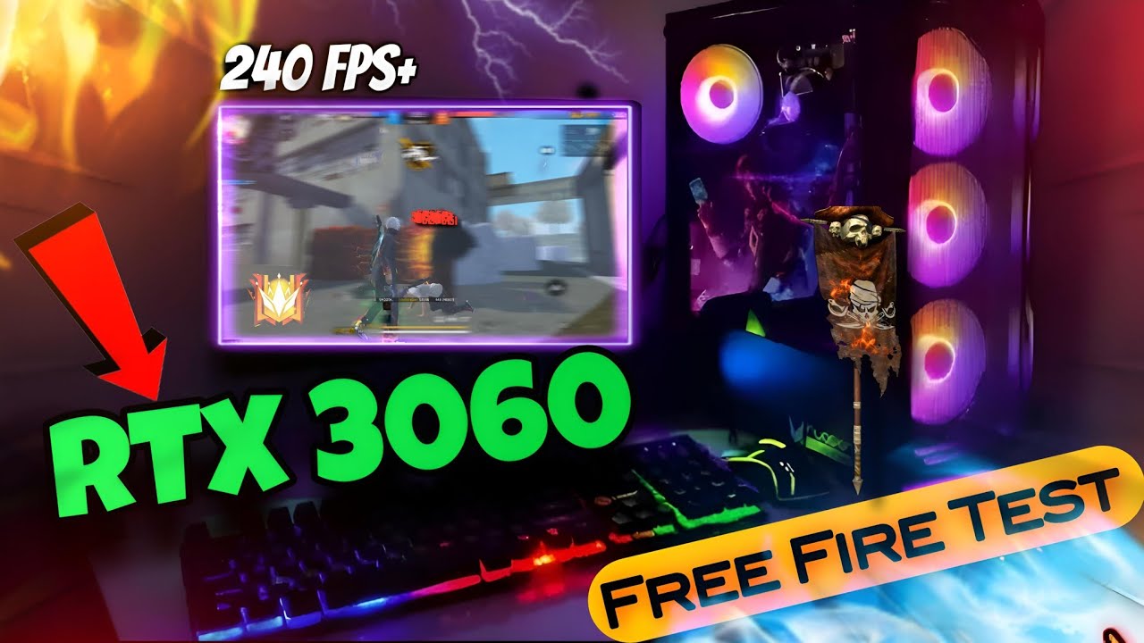 i5 12400+RTX 3060 Free Fire Gaming Test | My New Pc Free Fire Gaming Test With RTX 3060 Graphic Card