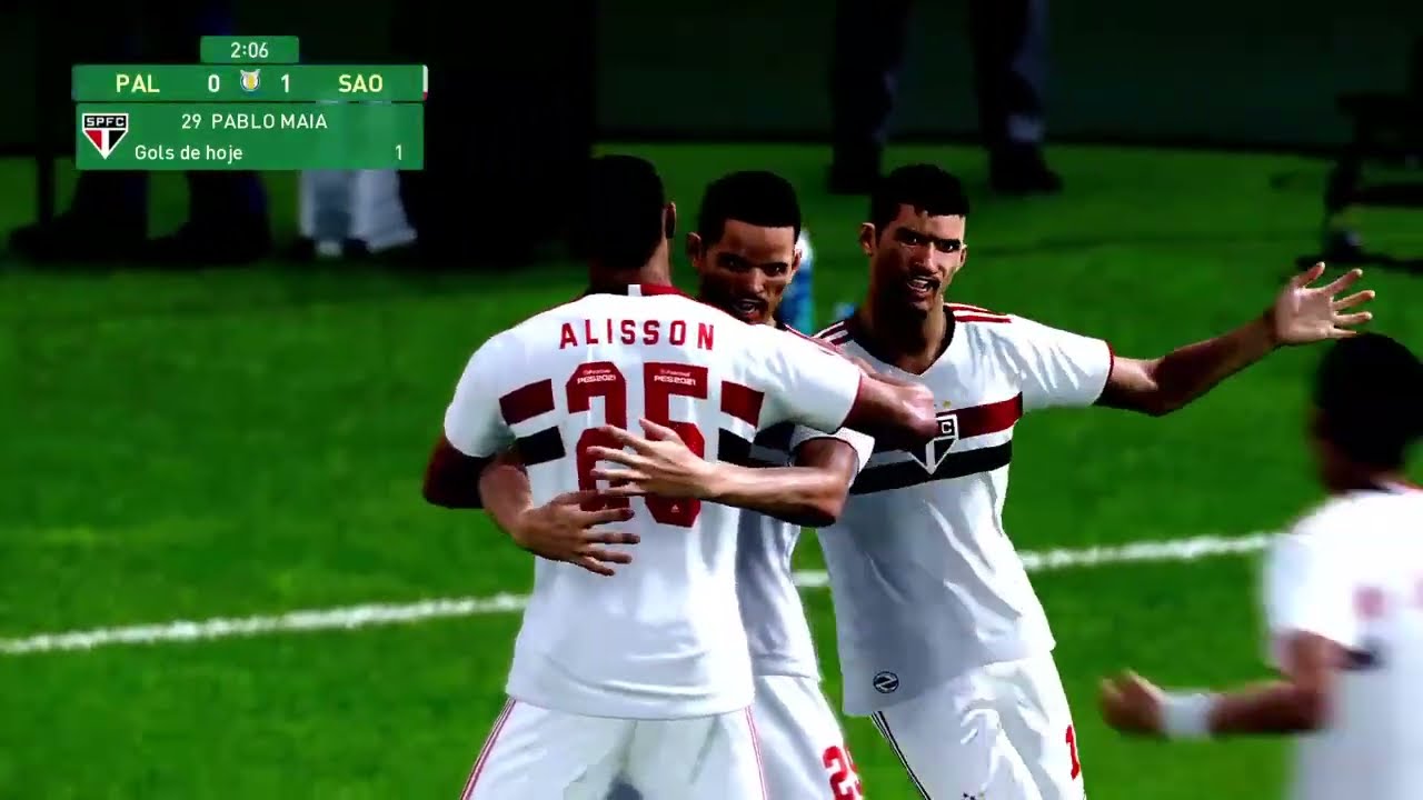 Não deu pro Sampa e porco ganha. Gameplay pes 21 