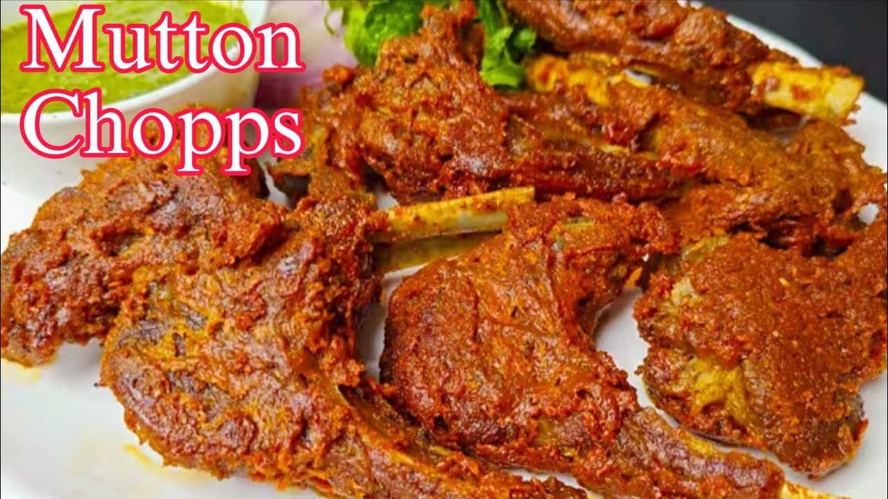 Mutton Chops Fry | Chops Recipe | Mutton Chaap | Lamb Chops | Tandoori Mutton chops