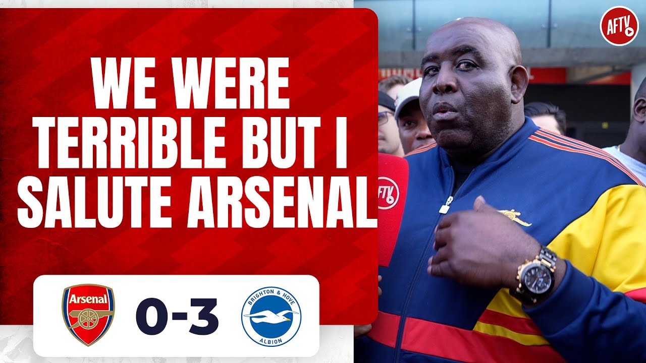 Arsenal 0-3 Brighton | We Were Terrible But I Salute Arsenal (Robbie)