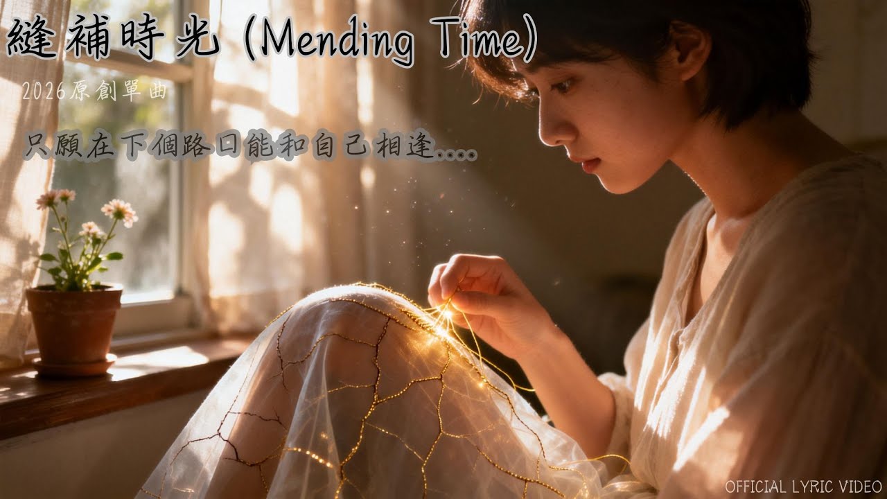 【縫補時光 (Mending Time)】 ｜治癒推薦｜ 官方動態歌詞版 MV | 給予自己重生的勇氣 (Official Visualizer)