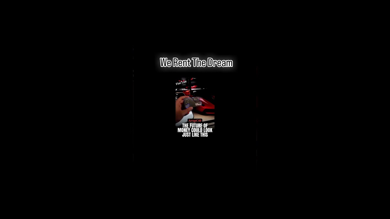 WE RENT THE DREAM - CASH WILL NO LONGER BE KING