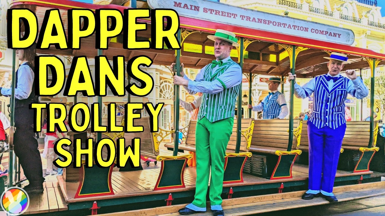 Dapper Dans Trolley Performance at Disney's Magic Kingdom