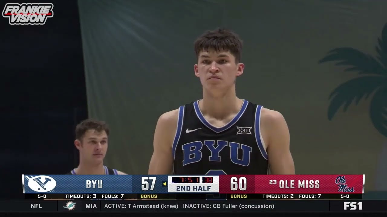 Egor Demin 16 PTS 4 AST 3 REBS vs Ole Miss | 11.28.24