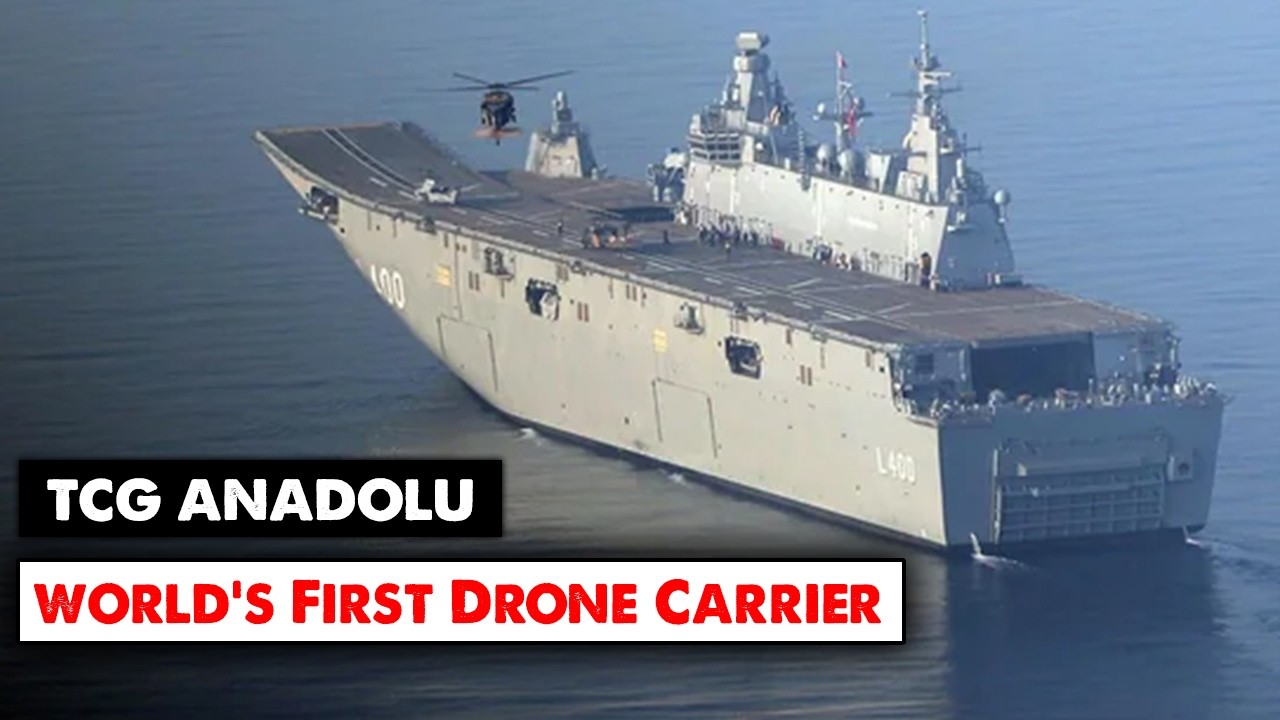 TCG Anadolu: как Турция построила первый в мире авианосец для дронов