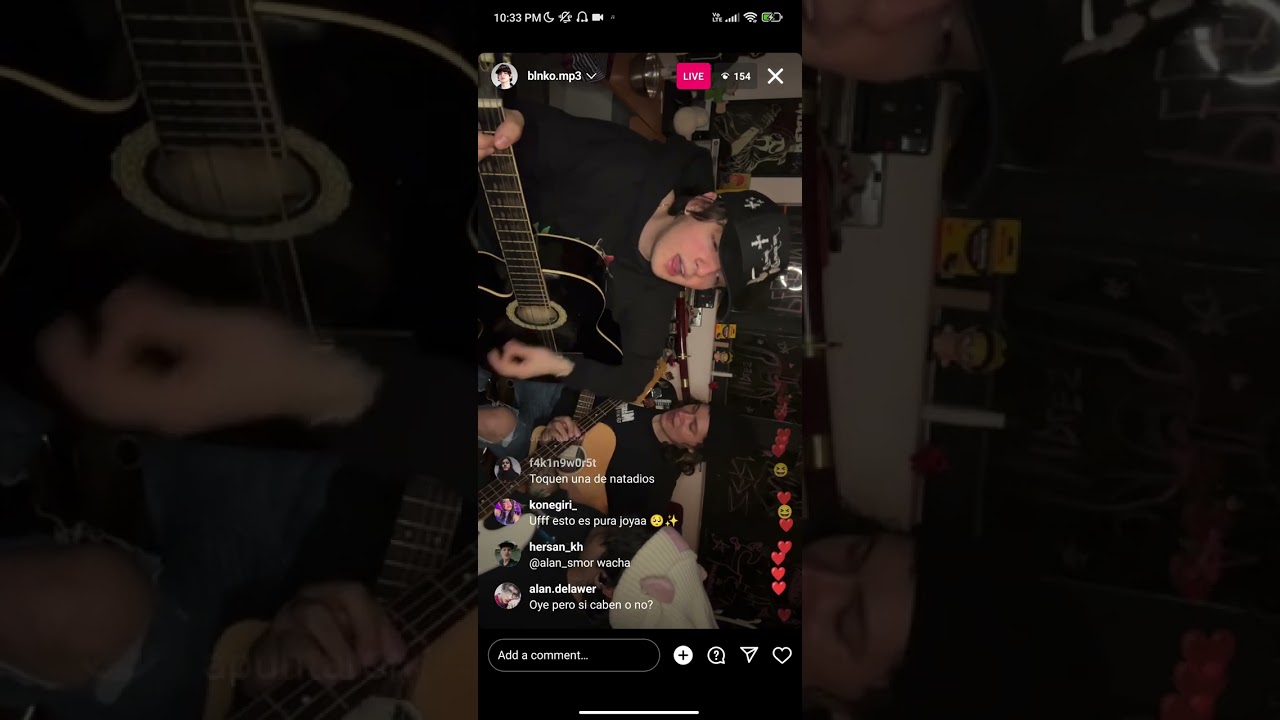 Distancia - San Venus, Blnko (Instagram live)