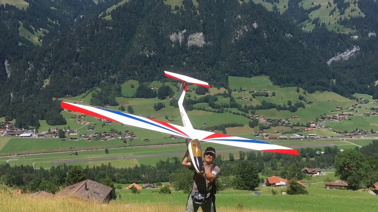 Pilatus B4 - RC model by Hans Büchele soaring Berner Oberland
