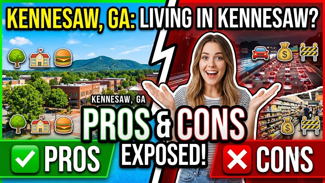 Living in Kennesaw, GA: The Honest Pros and Cons