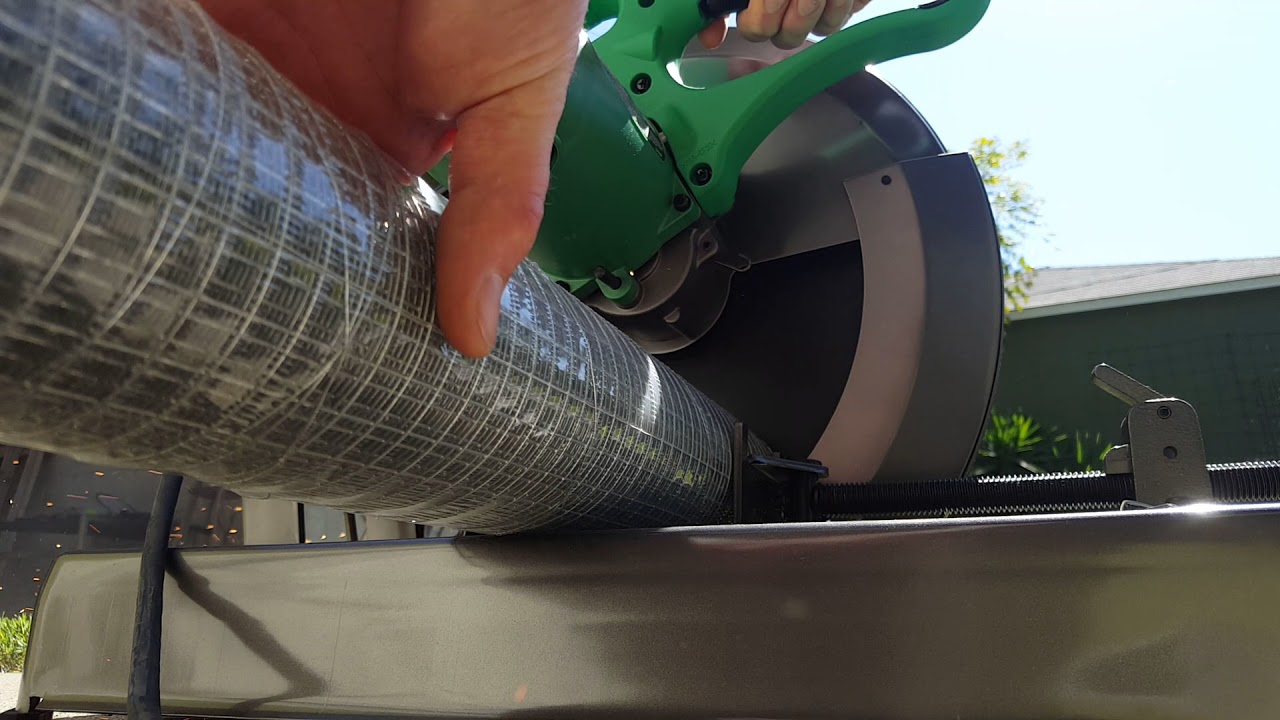 Trick for cutting hardware cloth fast and easy.
