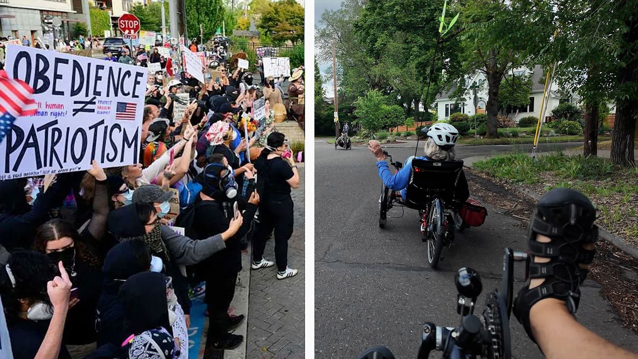 Поездка по «раздираемому войной» Портленду
