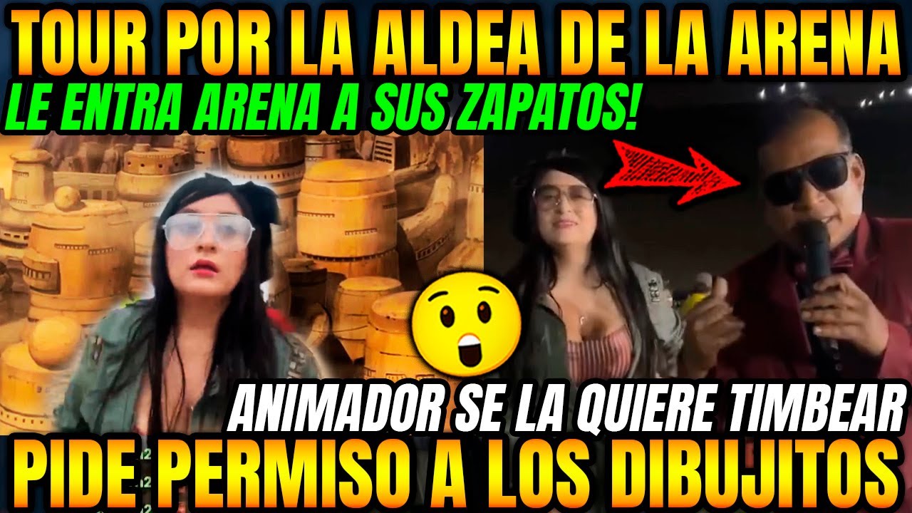 TOUR X CUIDAD DEL PESCADOR😂ANIMADOR PIDE PERMISO A LOS DIBUJITOS PARA TIMBEARSE A LA PAYASITA😱