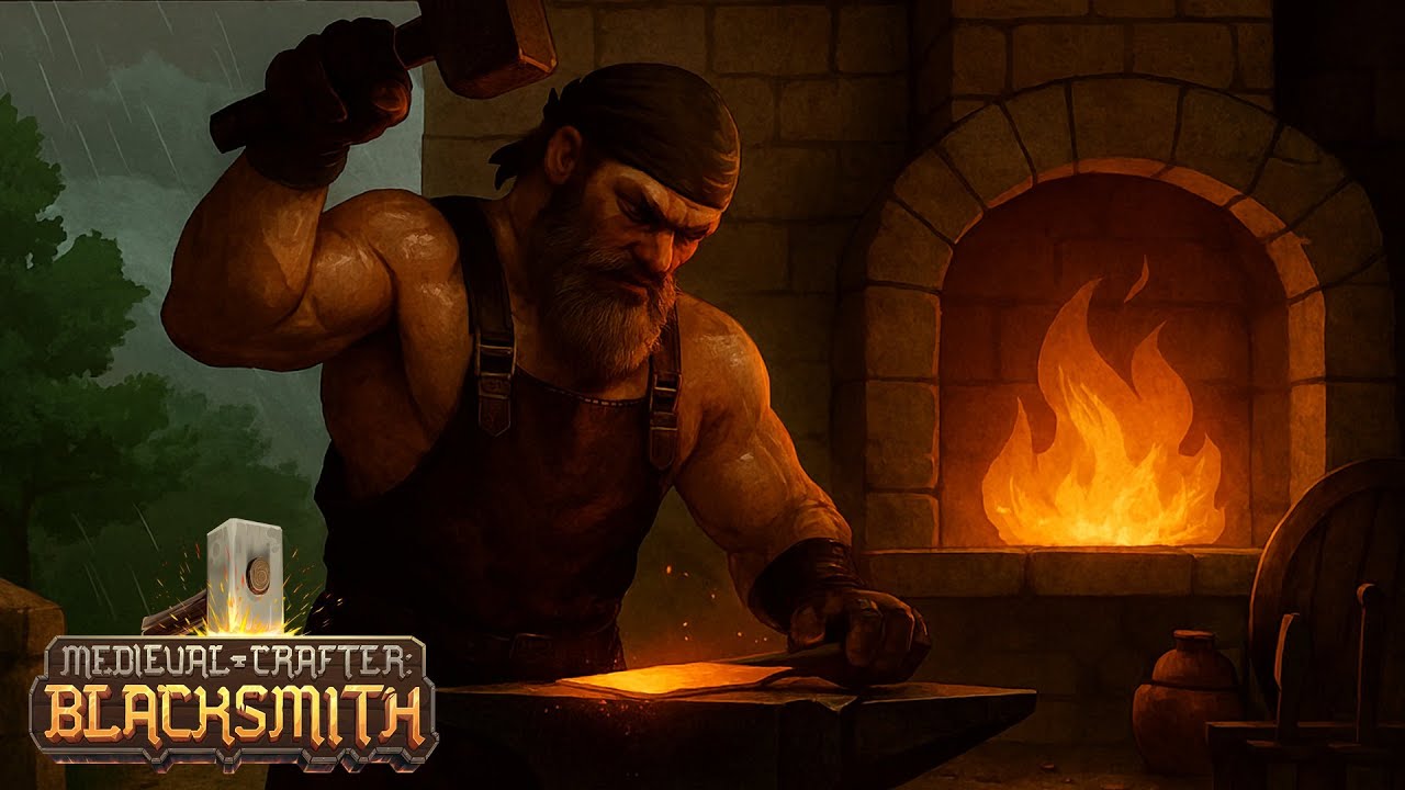 DEMİRCİ OLDUĞUMUZ SİMULASYON OYUNU / Medieval Crafter Blacksmith Türkçe Oynanış 2025
