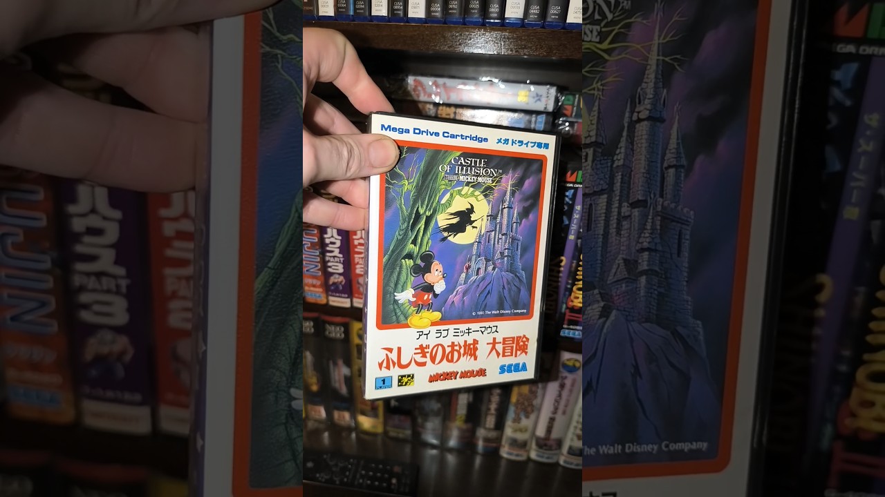 Castle of Illusion Starring Mickey Mouse Unboxing #asmr #retro #videogames #nostalgia #nintendo