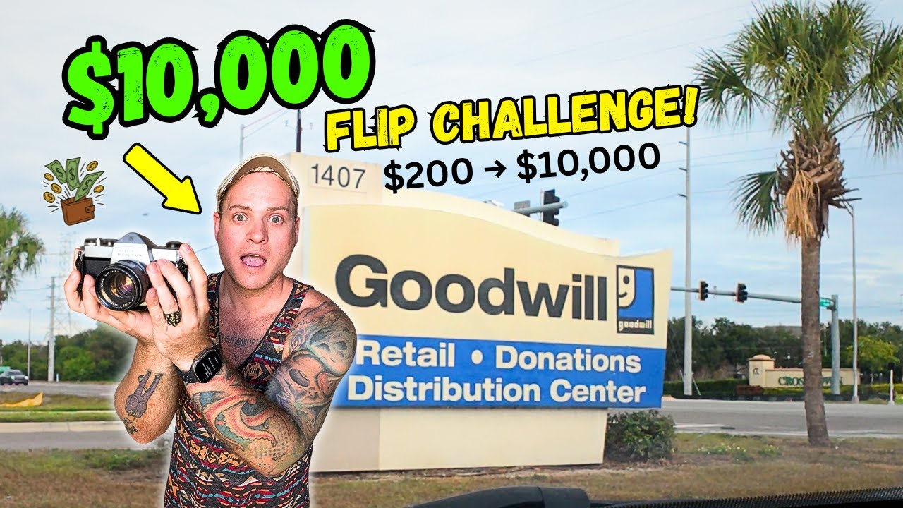 Can We REALLY Turn $200 Into $10,000 Flipping Stuff from Goodwill?!