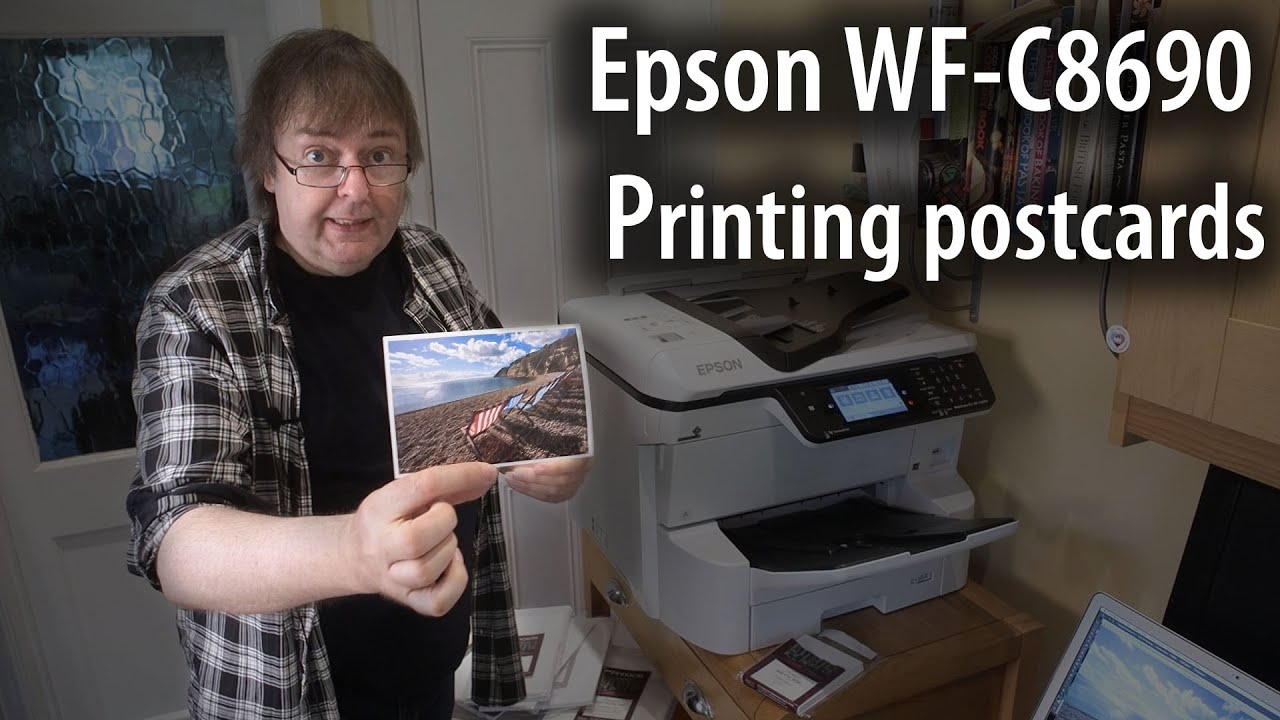 Printing postcards on the Epson wf-c8690. Not just an office printer