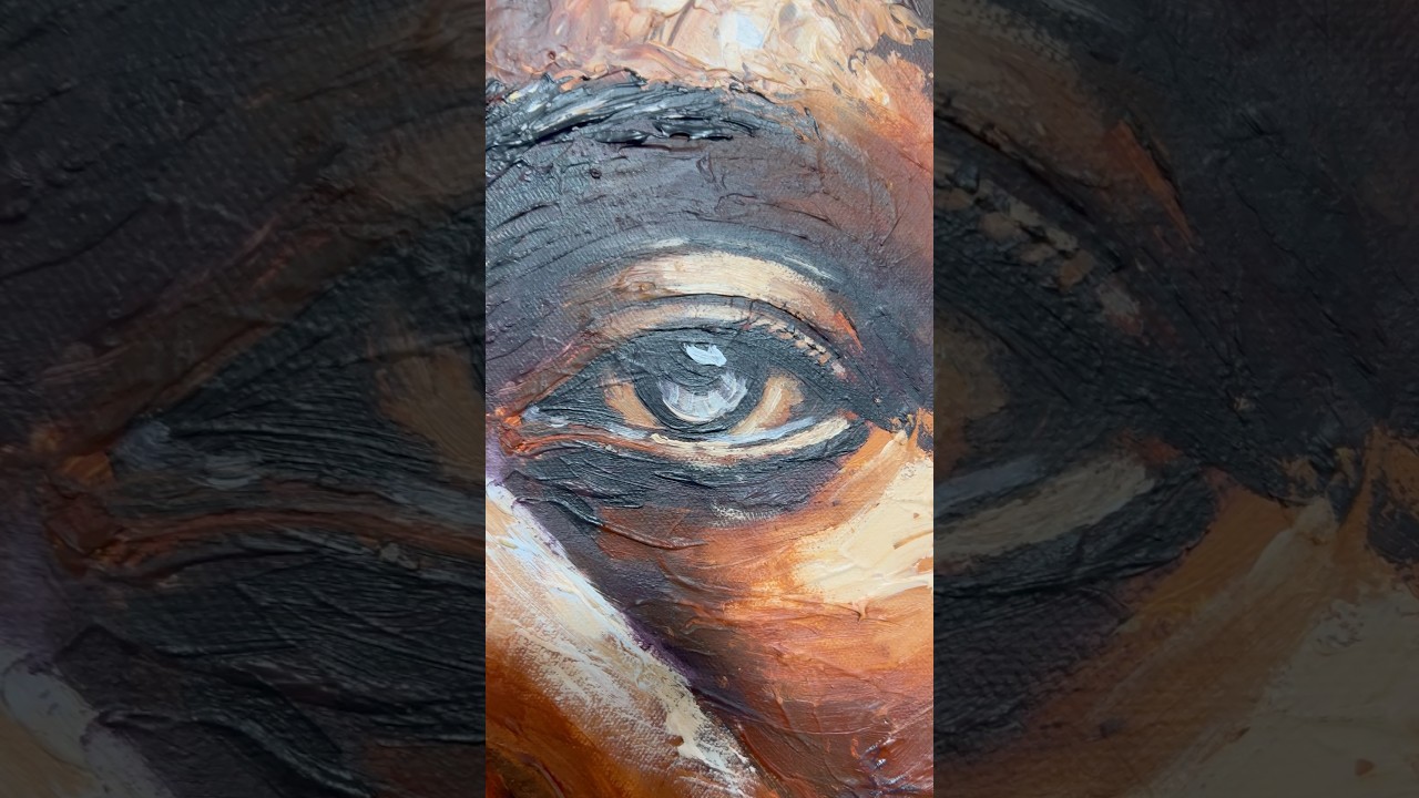 The Weight Of Silence #blackartist #africanart #shorts