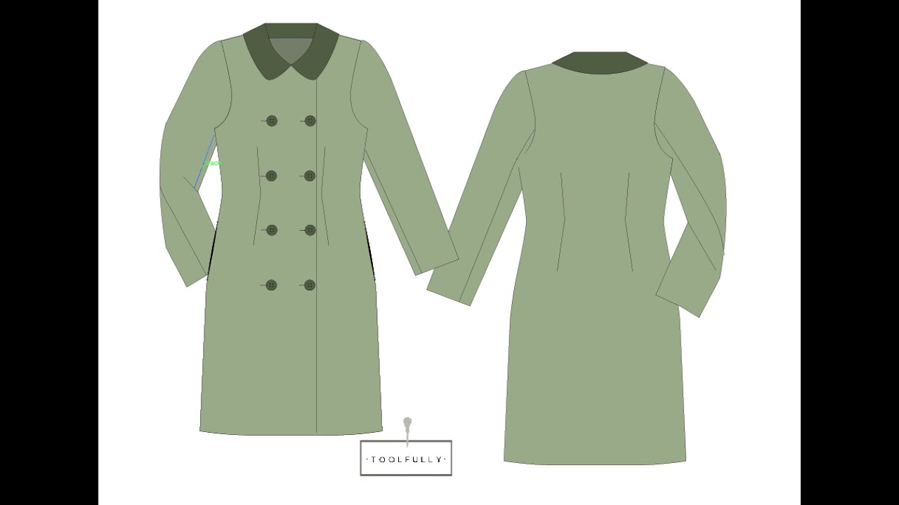 Assemblage, couture d'un manteau, pt. 2.