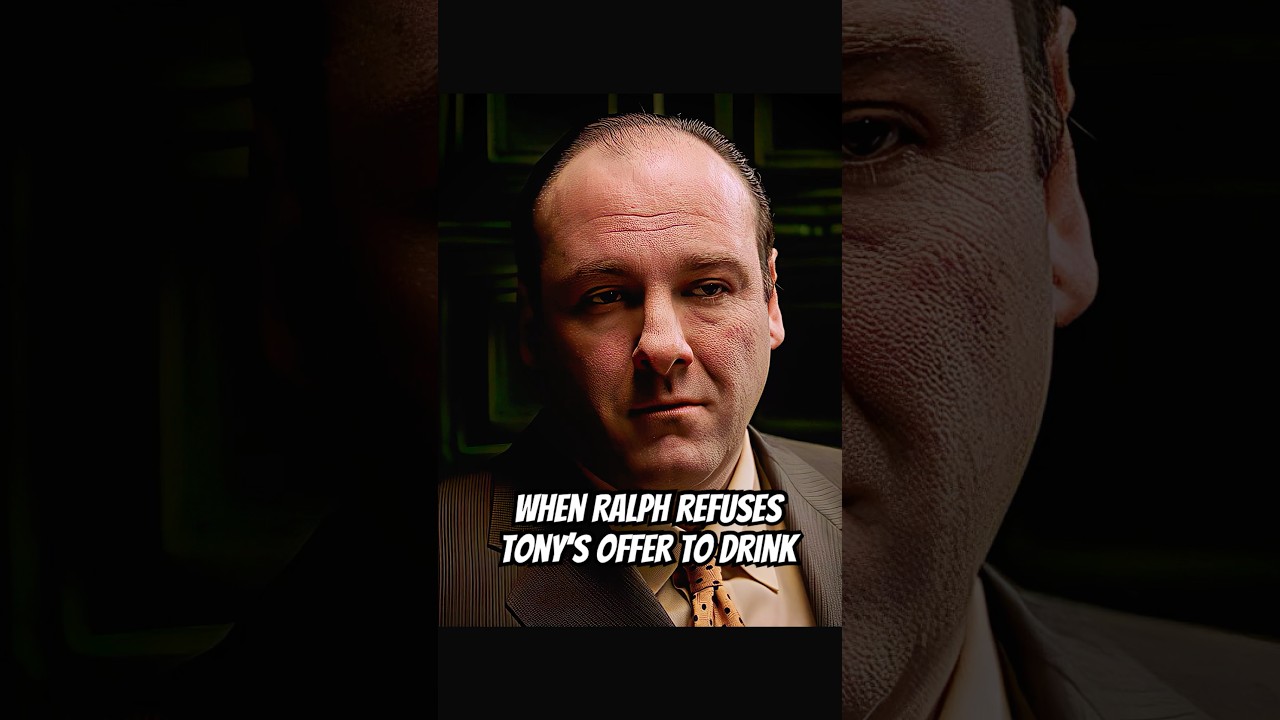 When Ralph refuses Tony&rsquo;s offer to drink #foryou #thesopranos #series #shorts #drama