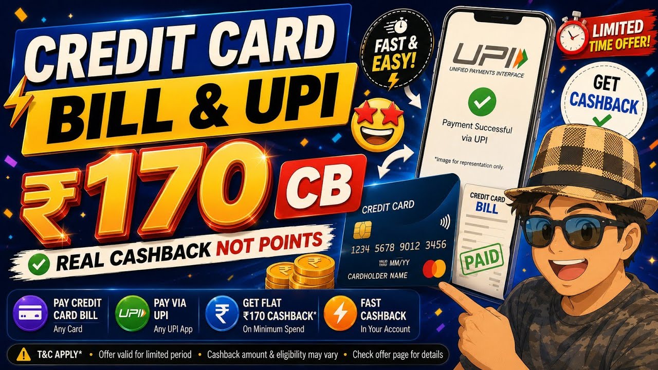 Credit Card Bill Payment & UPI Offer: Get Up to ₹170 Cashback | Details & Eligibility | Shriram One