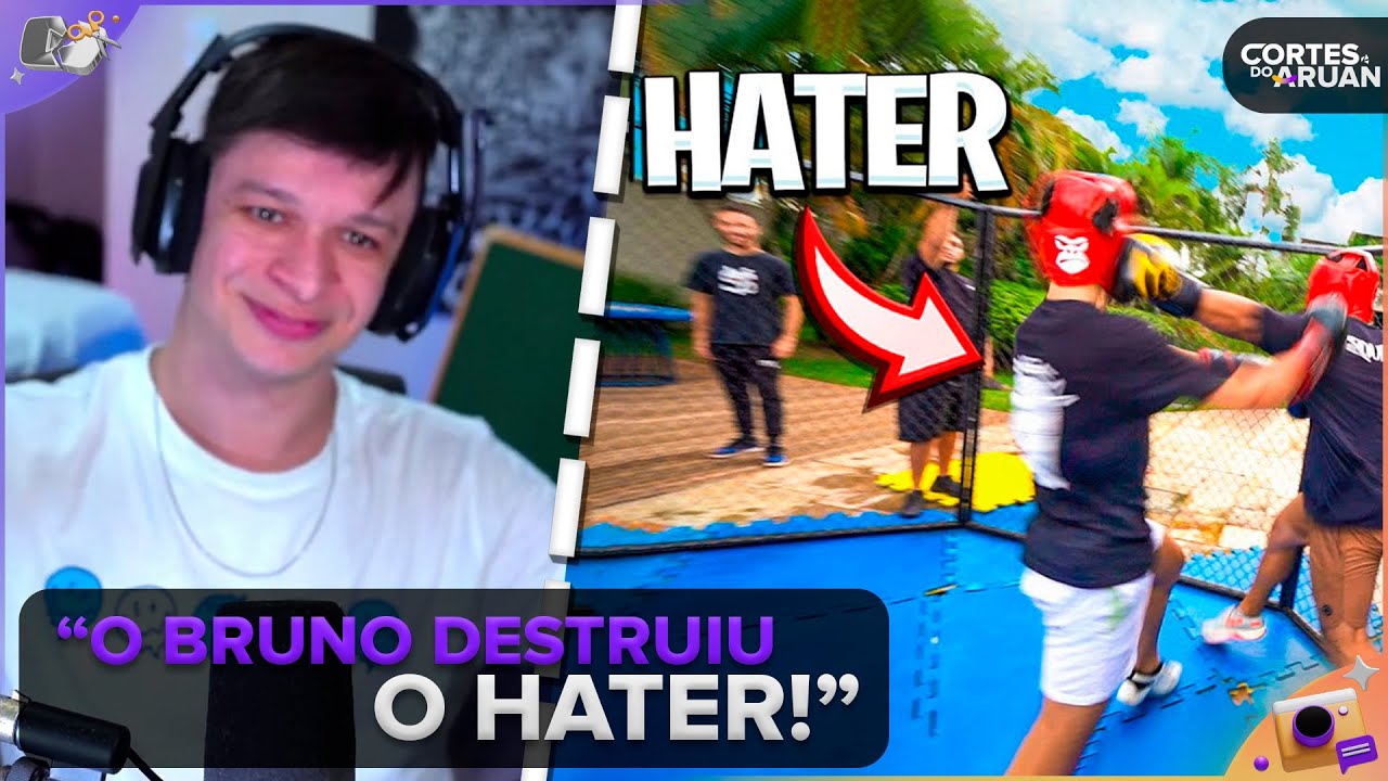 ARUAN REAGE: 🚨LUTA REAL🚨UM HATER ME AMEAÇOU DENTRO DA NOSSA CASA!! * tretaaa* (BRUNO BARRETO)