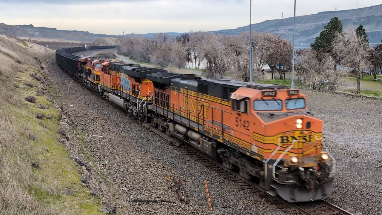 BNSF Trains In Avery WA + Chasing a Giant UP 3X4X2X0 Lashup!